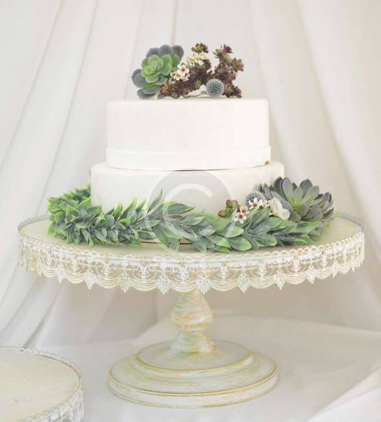 Vintage Metal Cake Stand